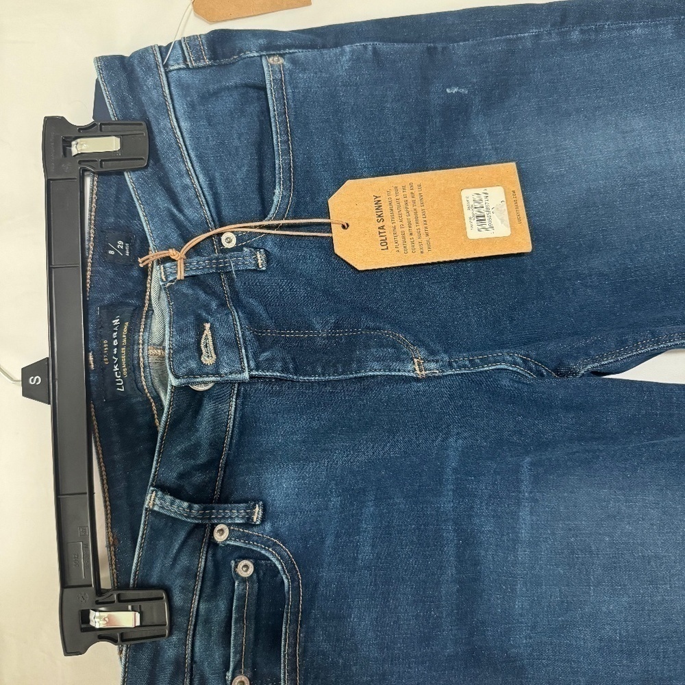 Lucky Brand JEANS. Size 8/29. straight ankle NWT - Picture 2 of 12